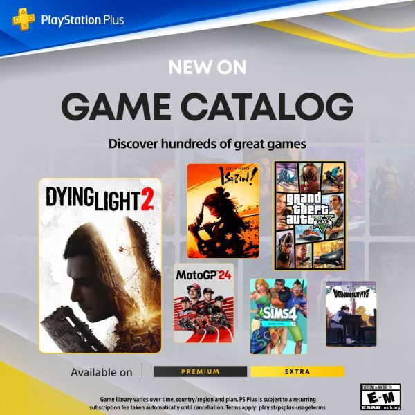 Бесплатные игры PS Plus в ноябре 2024 года: GTA 5, Dying Light 2, Chivalry 2, Like a Dragon: Ishin и другие