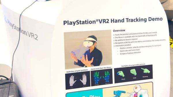 Sony показала работу PlayStation VR2 с отслеживанием рук без контроллеров