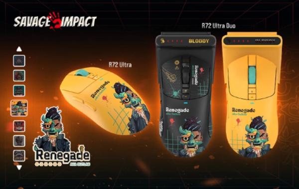 Коллаборация Bloody x Savage Impact: игровые мыши R72 Ultra, R72 Ultra Duo